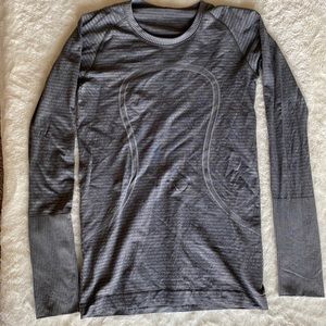 Gray Lululemon Long Sleeve